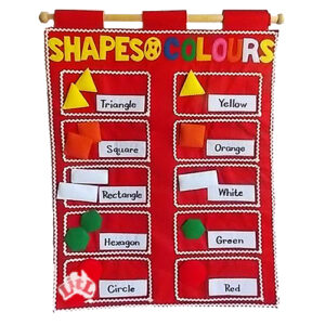 shapes and colours wall chart