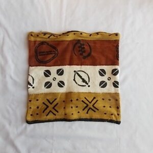 mud cloth cushion