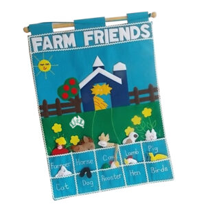 farm friends wall chart
