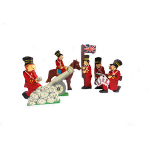 wooden soldiers set of 5
