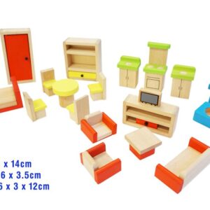 doll house furniture 5 rooms