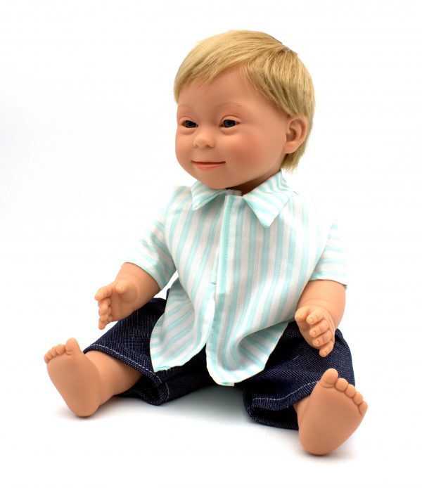 Blonde_Boy_Doll_With_Down_Syndrome__Features