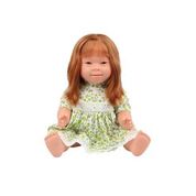 red hair girl doll with down syndrome features