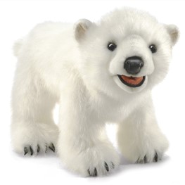 polar bear hand puppet